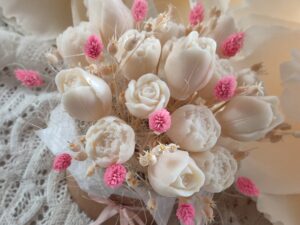 XXL Flower Box Białe Tulipany